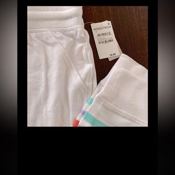 Nordstrom BP rayon comfy joggers sleepwear & lounge in white size S, NWT - Picture 7 of 10